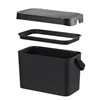 Papelera mini 5L negra Biowaste SMARTSTORE