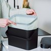 Papelera mini 5L negra Biowaste SMARTSTORE