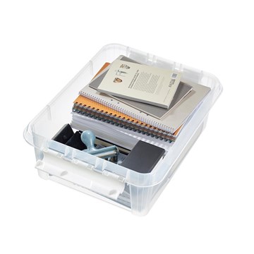 Caja organizadora con tapa 21L HOME