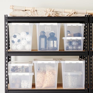 Caja organizadora con tapa 1.5L HOME