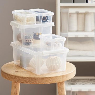 Caja organizadora con tapa 0.3L SMARTSTORE