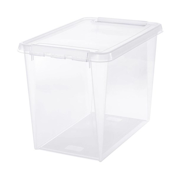 Caja organizadora con tapa 61L HOME