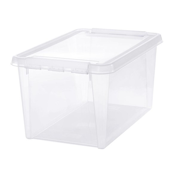 Caja organizadora con tapa 47L HOME