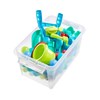 Caja organizadora con tapa 47L HOME