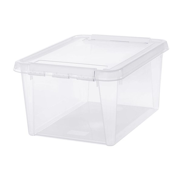 Caja organizadora con tapa 32L HOME