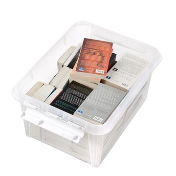 Caja organizadora con tapa 32L HOME