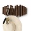 Perchero de pared nuez x5 PICKET
