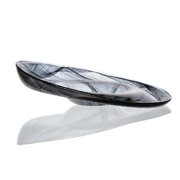 Plato pasta negro 30cm OLA