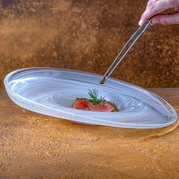 Plato pasta blanco 30cm OLA
