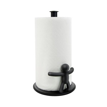 Soporte papel cocina negro BUDDY