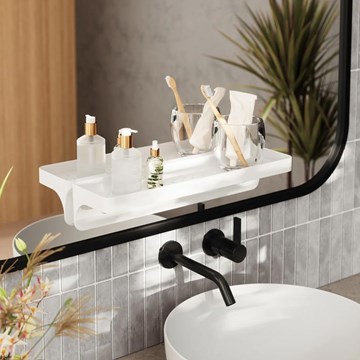Organizador adhesivo blanco FLEX