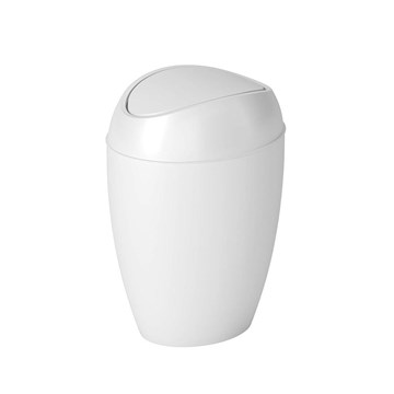 Papelera 9L blanca TWIRLA