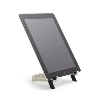 Soporte tablet negro/níquel UDOCK
