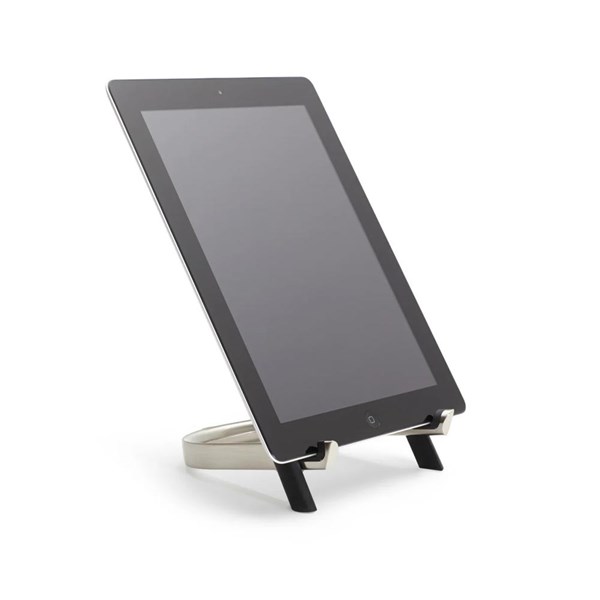 Soporte tablet negro/níquel UDOCK