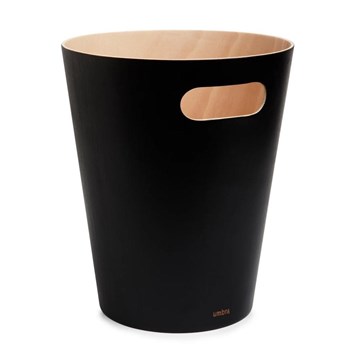 Papelera negra 7.5L WOODROW