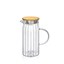Jarra 1L tapa bambú Segment THERMO GLASS