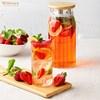 Jarra 1L tapa bambú Segment THERMO GLASS