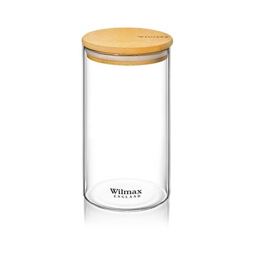 Frasco con tapa bambú 1500ml THERMO GLASS