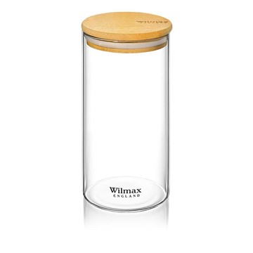 Frasco con tapa bambú 1800ml THERMO GLASS