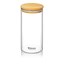 Frasco con tapa bambú 1800ml THERMO GLASS