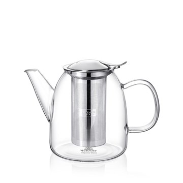 Tetera c/infusor inox 1000ml THERMO GLASS