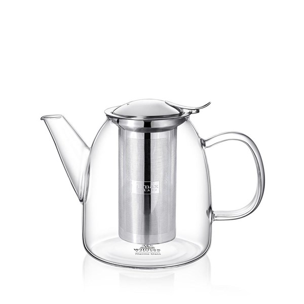 Tetera c/infusor inox 1000ml THERMO GLASS