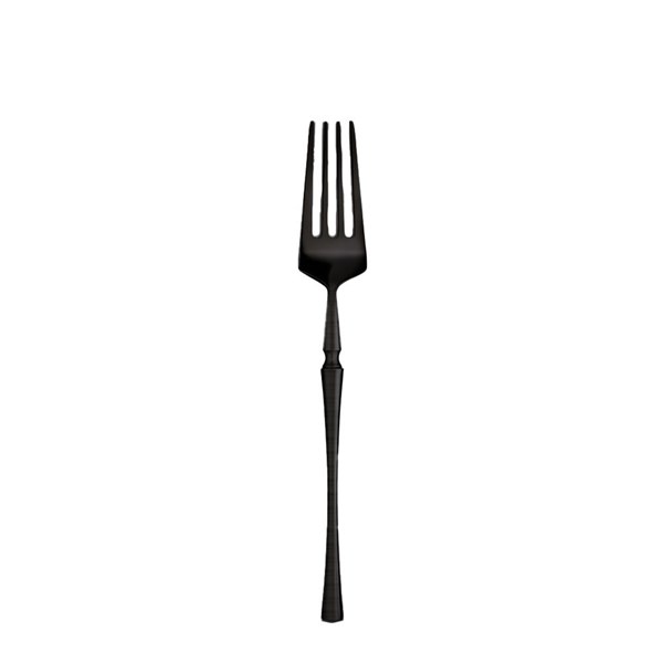 Tenedor de mesa negro 20.5cm DIVA