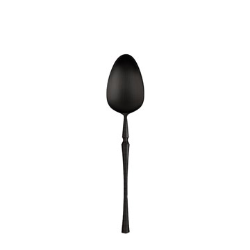 Cuchara de postre negra 18.5cm DIVA