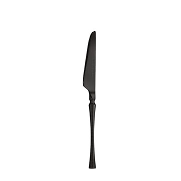 Cuchillo de postre negro 20cm DIVA