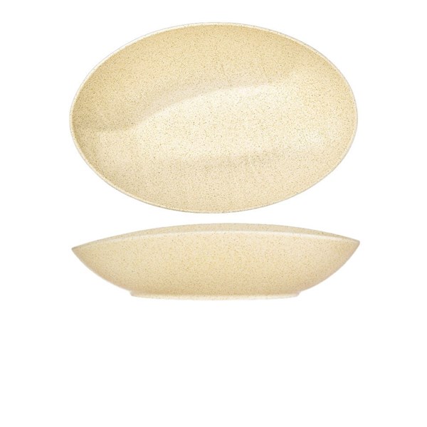Bowl ovalado 30x19x7cm SANDSTONE