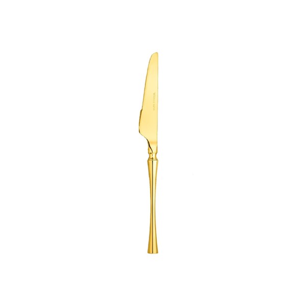 Cuchillo de mesa dorado 22.5cm DIVA