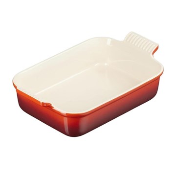 Fuente rectangular 26cm cereza HERITAGE