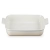 Fuente rectangular 32cm merengue HERITAGE