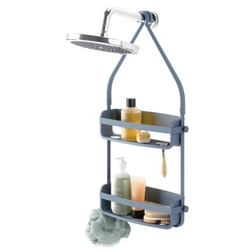 Organizador de ducha azul pizarra FLEX