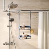 Organizador de ducha azul pizarra FLEX