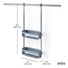 Organizador de ducha azul pizarra FLEX