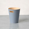 Papelera azul pizarra 7.5L WOODROW