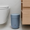 Papelera c/tapa azul pizarra 6L TOUCH