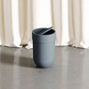 Papelera c/tapa azul pizarra 6L TOUCH