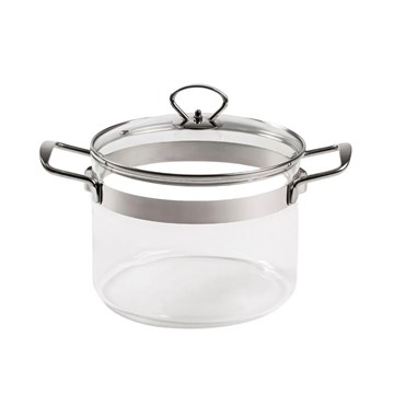 Imagen de Olla de vidrio c/tapa 20cm 3.6L