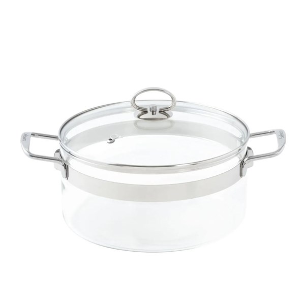 Picture of Olla de vidrio c/tapa 24cm 4.2L